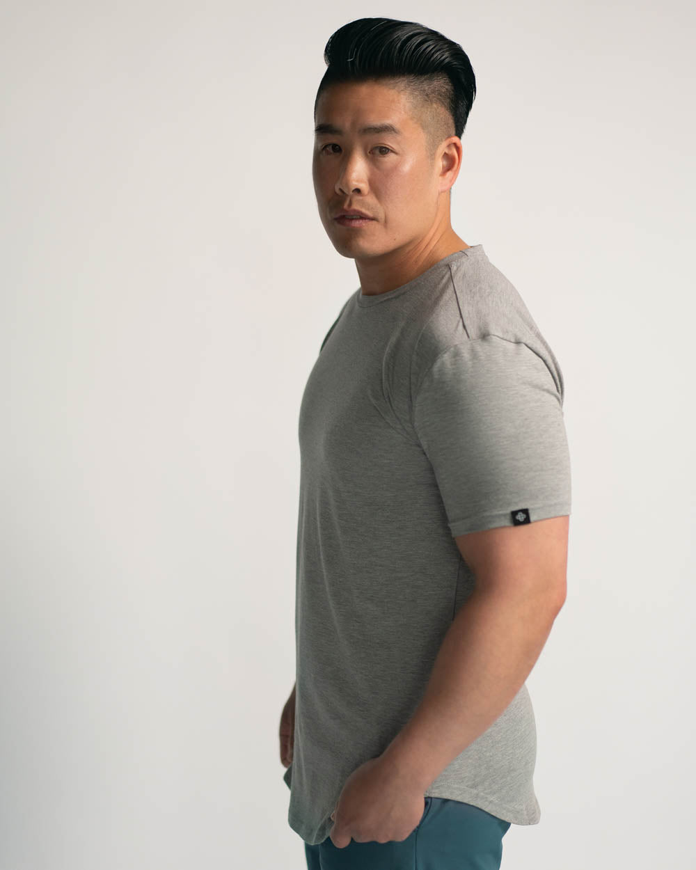 aura arc grey front men's clothing t-shirts