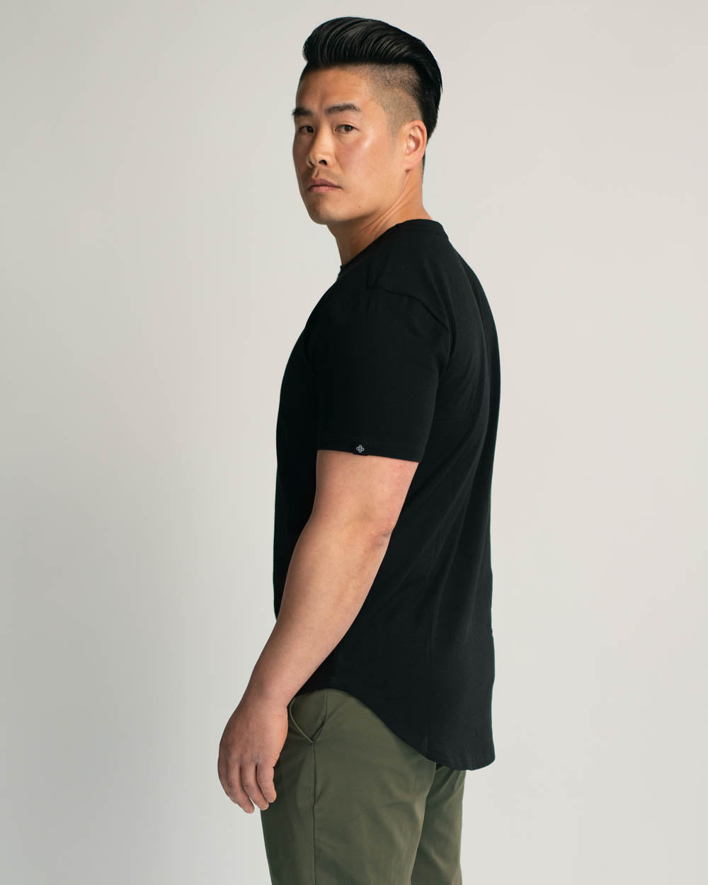 aura arc black angle men's clothing t-shirts